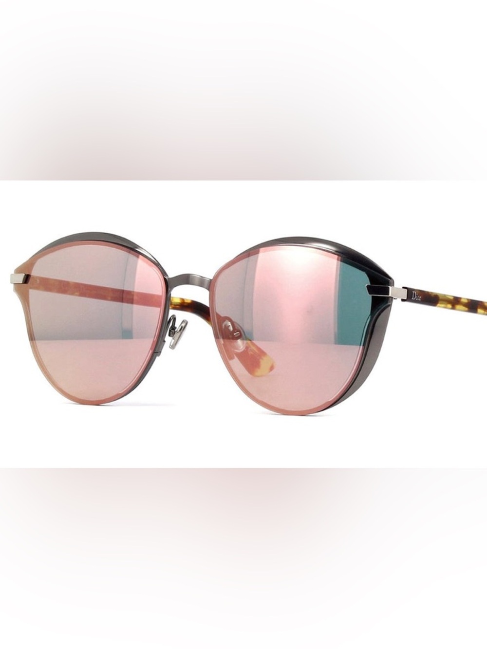 Pristine Dior Cateye mirrored sunglasses 100% UV protection 62mm acetate